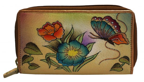 Daisy Flower Hand Painted Wallet - Image 2