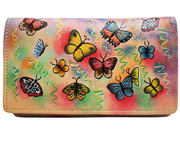 Butterfly Hand Painted Wallet