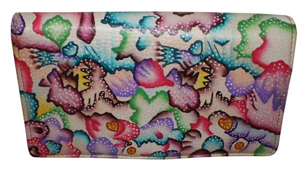 Multi-colored Hand Painted Wallet