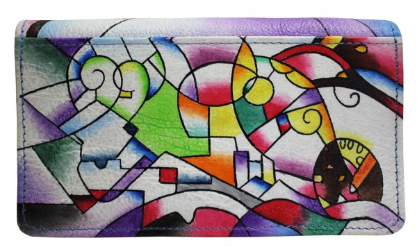 Mosaic Hand Painted Wallet - Image 2