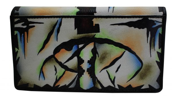 Mylar Art Hand Painted Wallet - Image 2