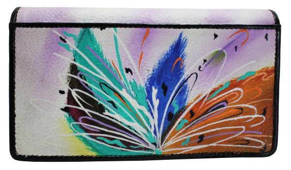 Prismatic Art Hand Painted Wallet - Image 2