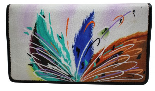 Prismatic Art Hand Painted Wallet