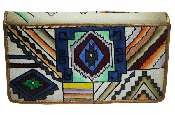 Southwestern Hand Painted Wallet - Image 2