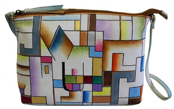 New Abstract Hand Painted Cross-body Shoulder Bag