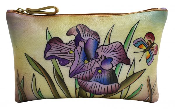 Iris Hand Painted Large Clutch