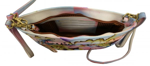 Butterfly Hand Painted Cross-body Shoulder Bag - Image 4