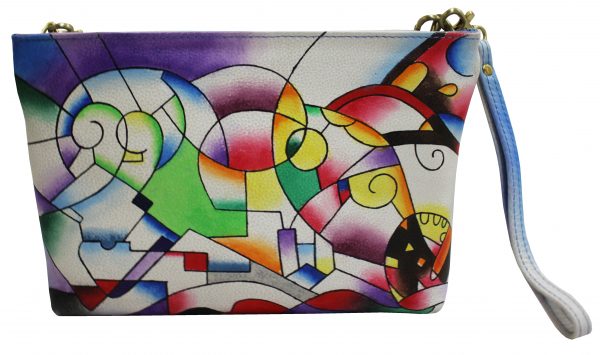 Mosaic Hand Painted Cross-body Shoulder Bag - Image 2