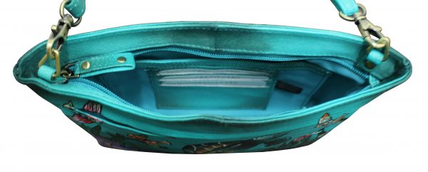 Ocean Hand Painted Cross-body Shoulder Bag - Image 4