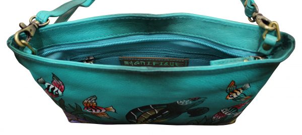 Ocean Hand Painted Cross-body Shoulder Bag - Image 3