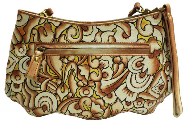 Mehndi Hand Painted Cross-body Shoulder Bag - Image 2