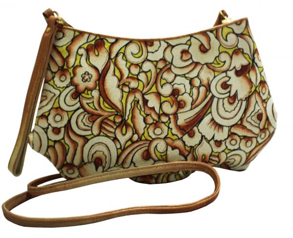 Mehndi Hand Painted Cross-body Shoulder Bag