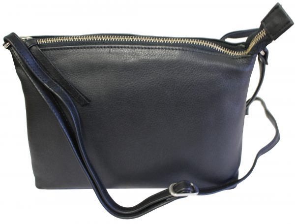 All leather Cross-body Mail Bag