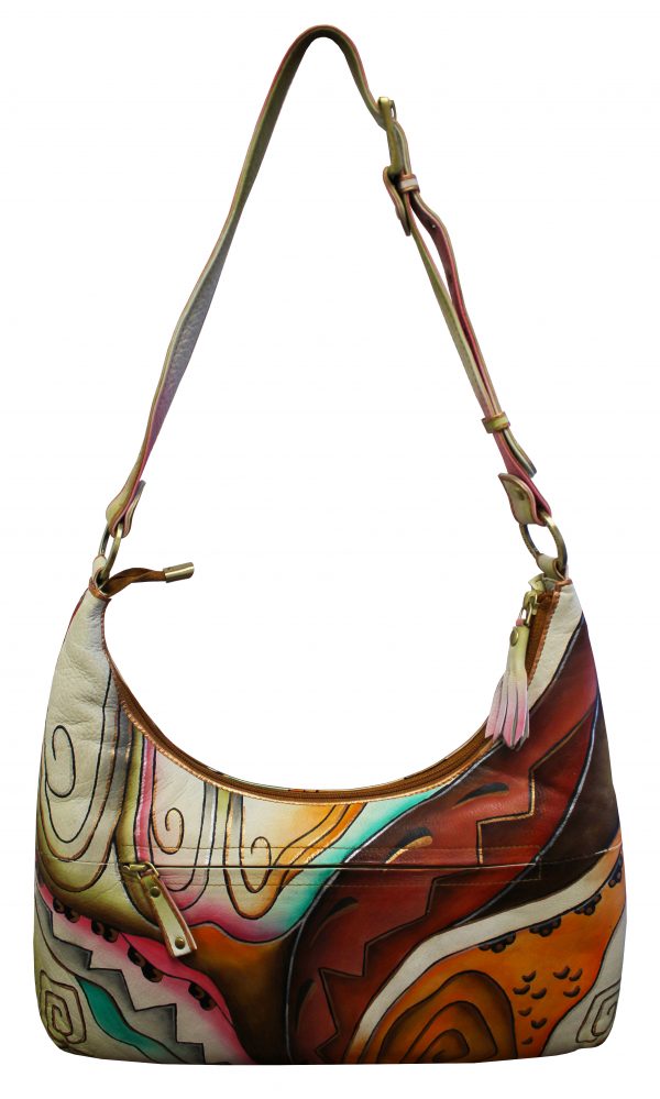 Whimsical Hand Painted Shoulder Bag - Image 2