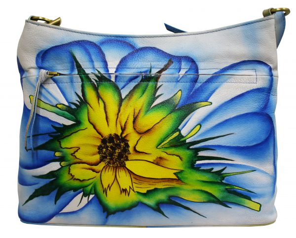 Sunflower Hand Painted Shoulder Bag - Image 2