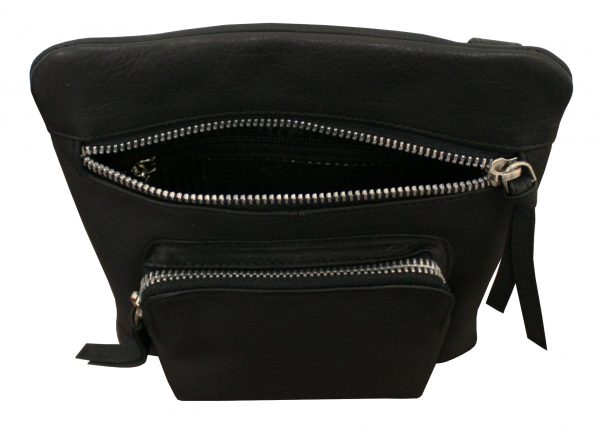 All Leather Cross-body Bag - Image 4