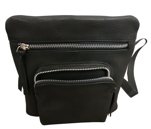 All Leather Cross-body Bag - Image 3