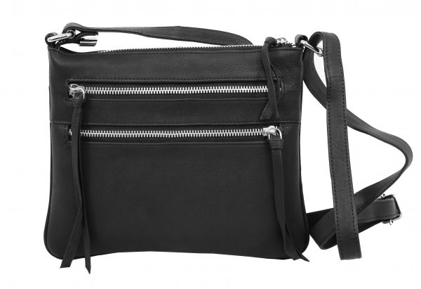 All Leather Cross-body Bag