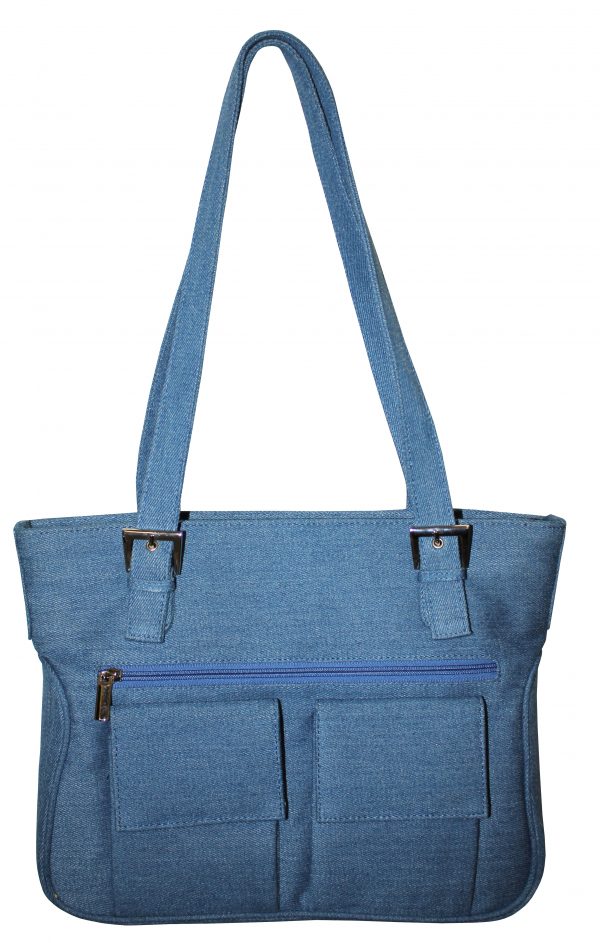 Blue Denim Hand Bag