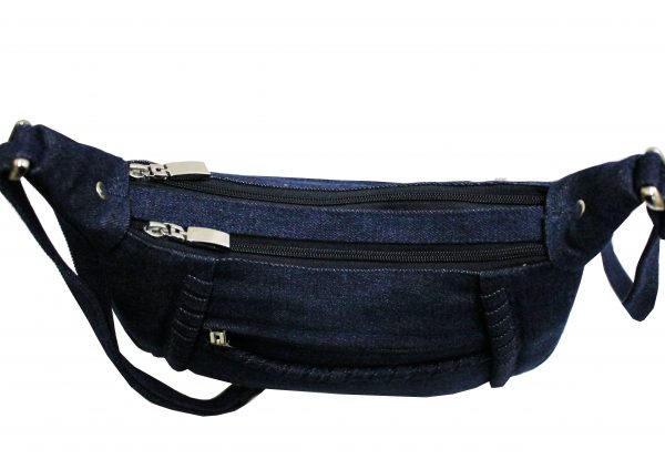 Blue Denim Hand Bag - Image 3