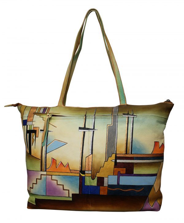 Titanic Hand painted Tote Bag - Image 2