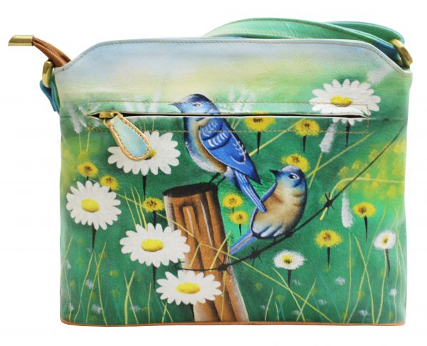 Love Birds Hand Painted Cross body bag - Image 2