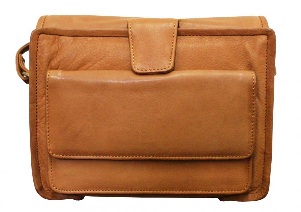 All leather organizer shoulder bag - Image 4