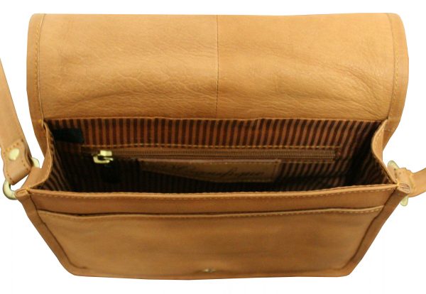 All leather organizer shoulder bag - Image 3