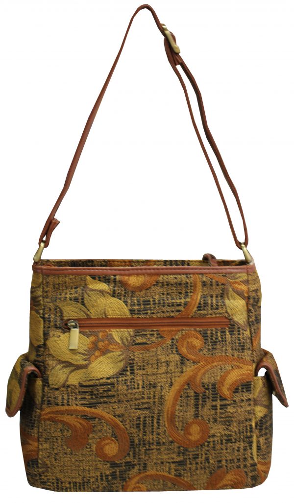 Brown Tapestry shoulder bag - Image 2