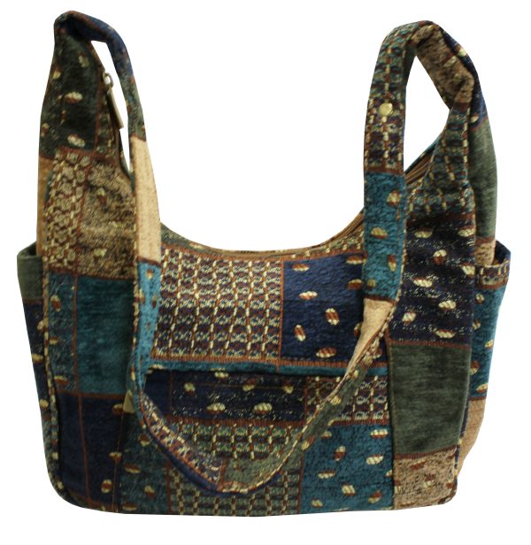 Tapestry patches shoulder bag - Image 2