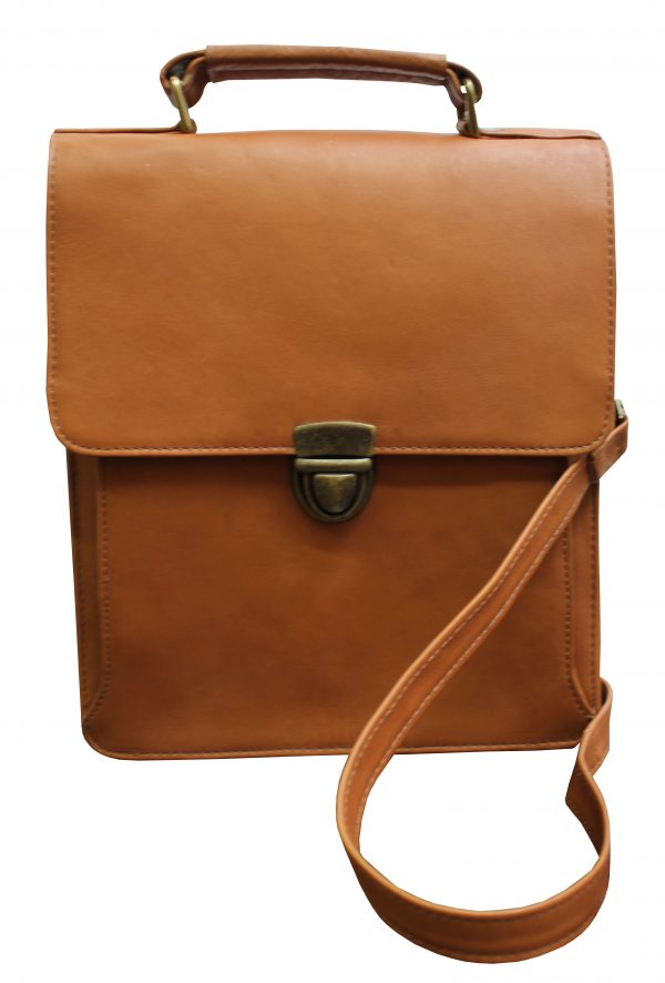 All leather men's bag