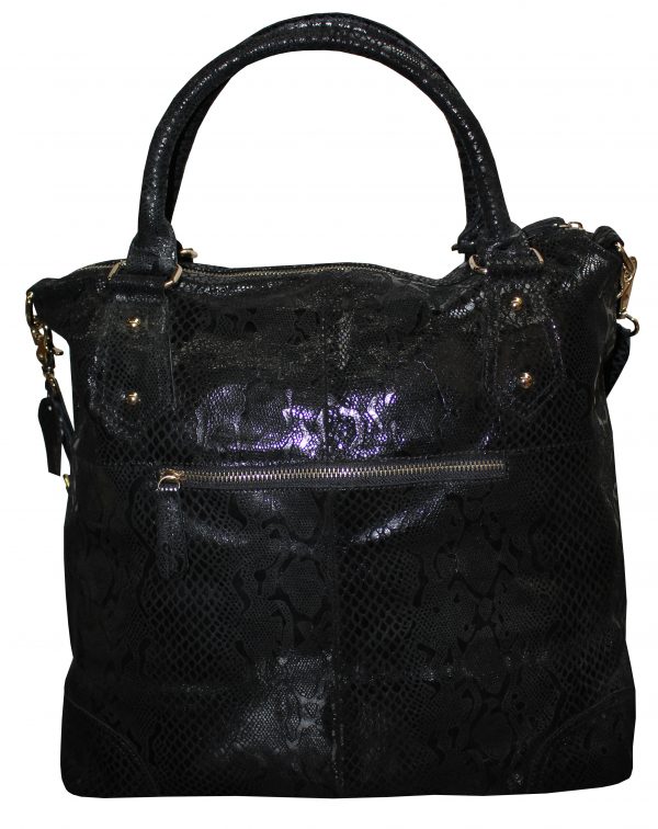 Leather large tote bag - Image 2