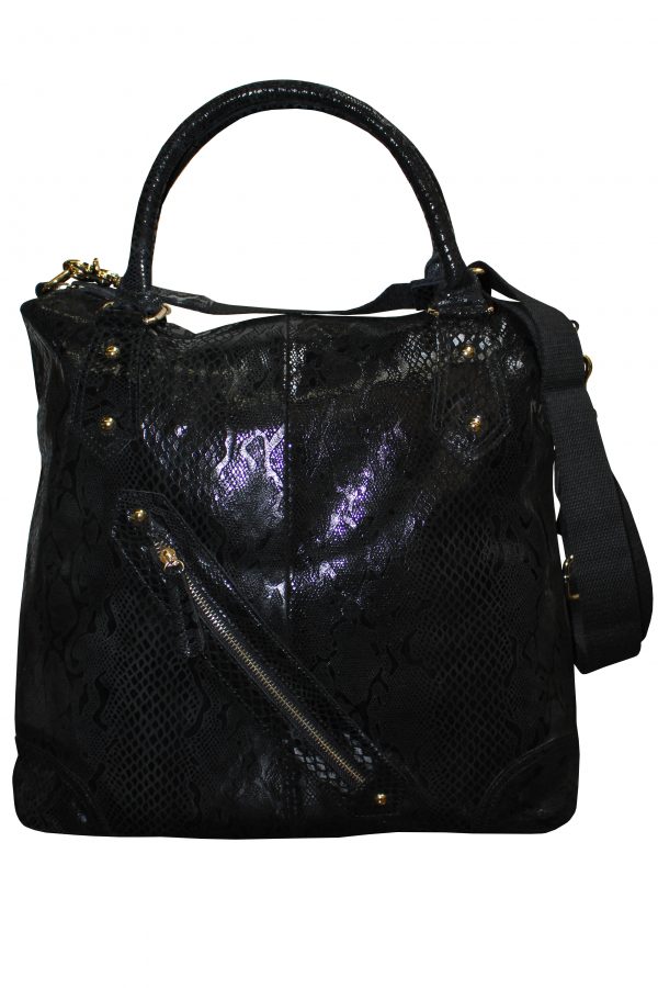 Leather large tote bag - Image 3